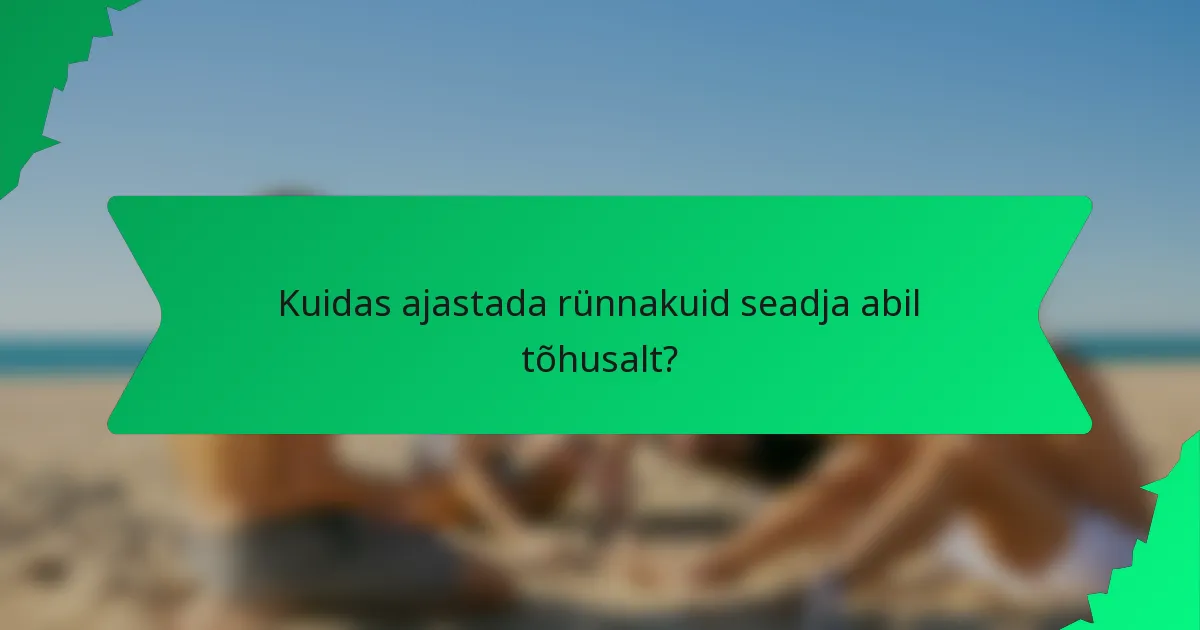 Kuidas ajastada rünnakuid seadja abil tõhusalt?